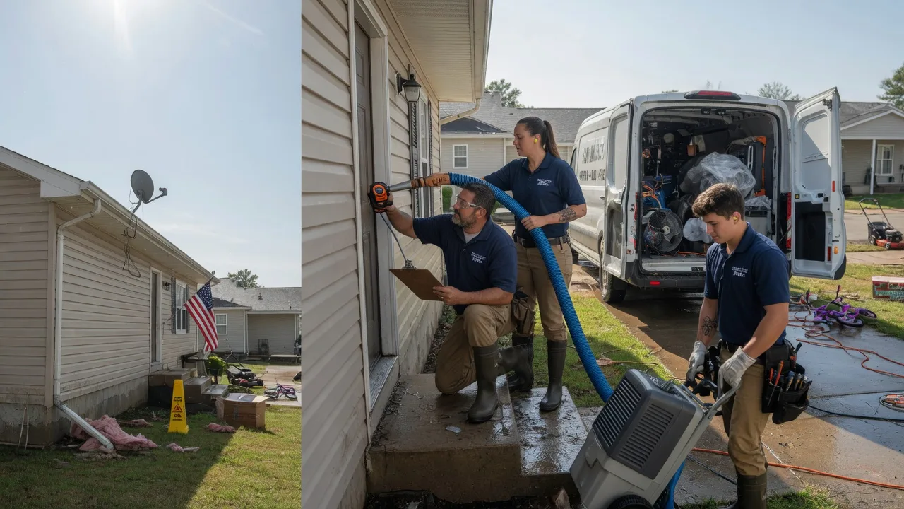 Ceiling Water Damage Restoration in Morris, OK near me
